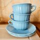 Set of 3 chocolate cups by Salins
