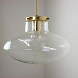 Midcentury glass pedant by kamenicky senov,1970s