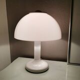 White table lamp mushroom 1970s space age