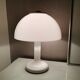 Lampe de table blanche champignon années 1970 âge spatial