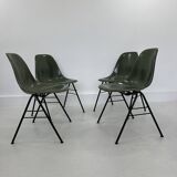 Fiberglass DSS Stacking Chairs by Ray & Charles Eames for Herman Miller, 19