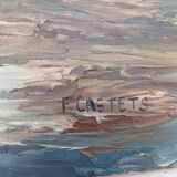 Oil on Panels 19th by F.Castet