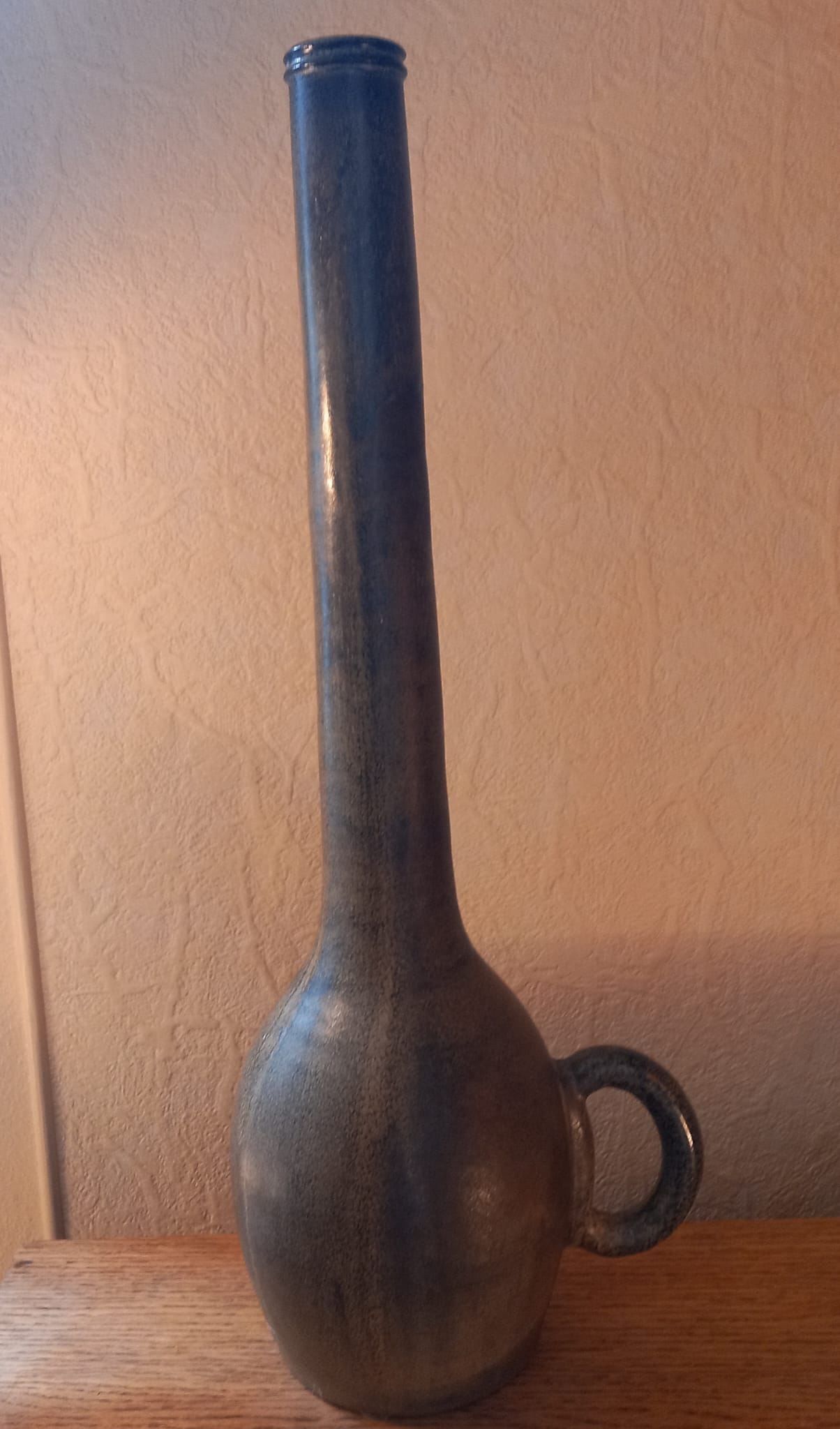 Oblong vintage ceramic vase