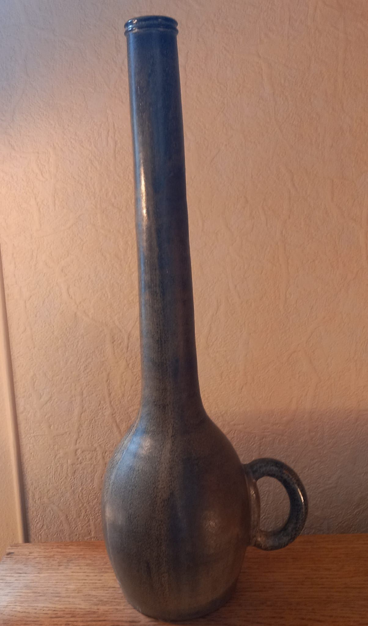 Oblong vintage ceramic vase