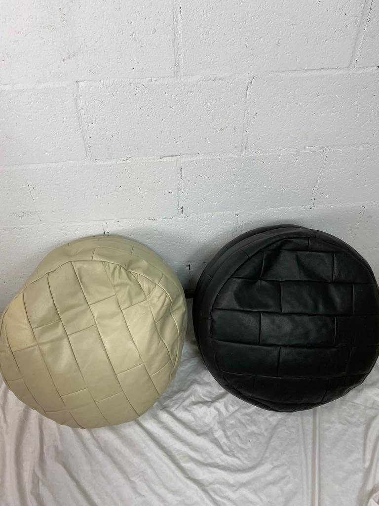 Vintage patchwork ottoman