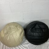 Vintage patchwork ottoman