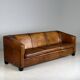 Art deco sofa sheep’s leather