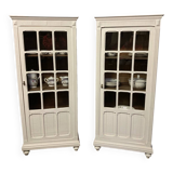 Pair of Parisian showcases