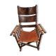 1950 leather rocking chair