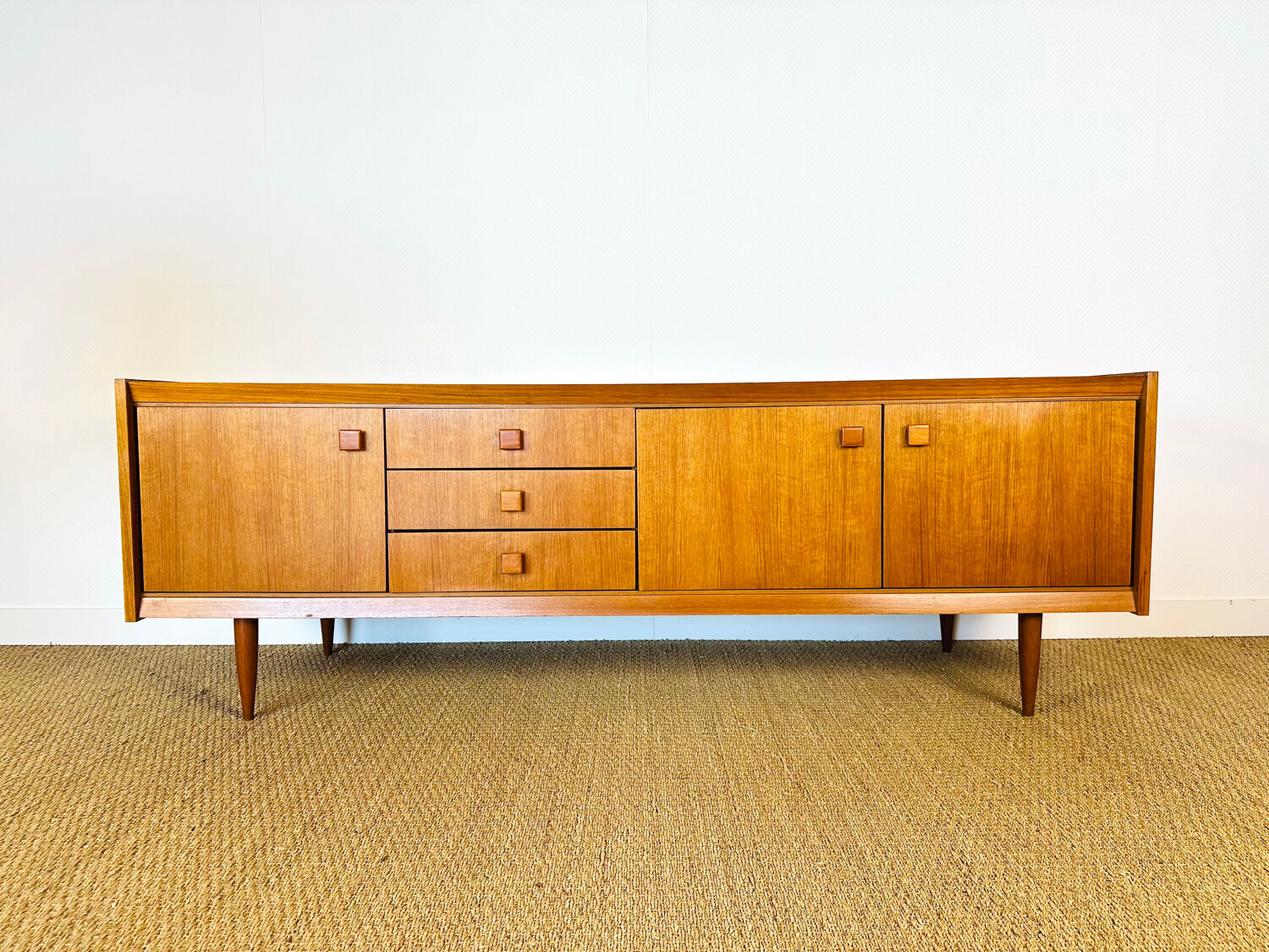 Scandinavian teak sideboard from the 1960s.