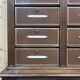Notary's furniture from the early 20th century in oak with its cardboard box.