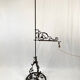 Large wrought iron lamppost, nineteenth