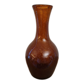 Bubbled glass vase