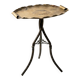 Japanese Art Nouveau bronze and brass table with dragonfly, 1920s