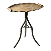 Table en bronze et laiton de style Art Nouveau japonais avec libellule, années 1920