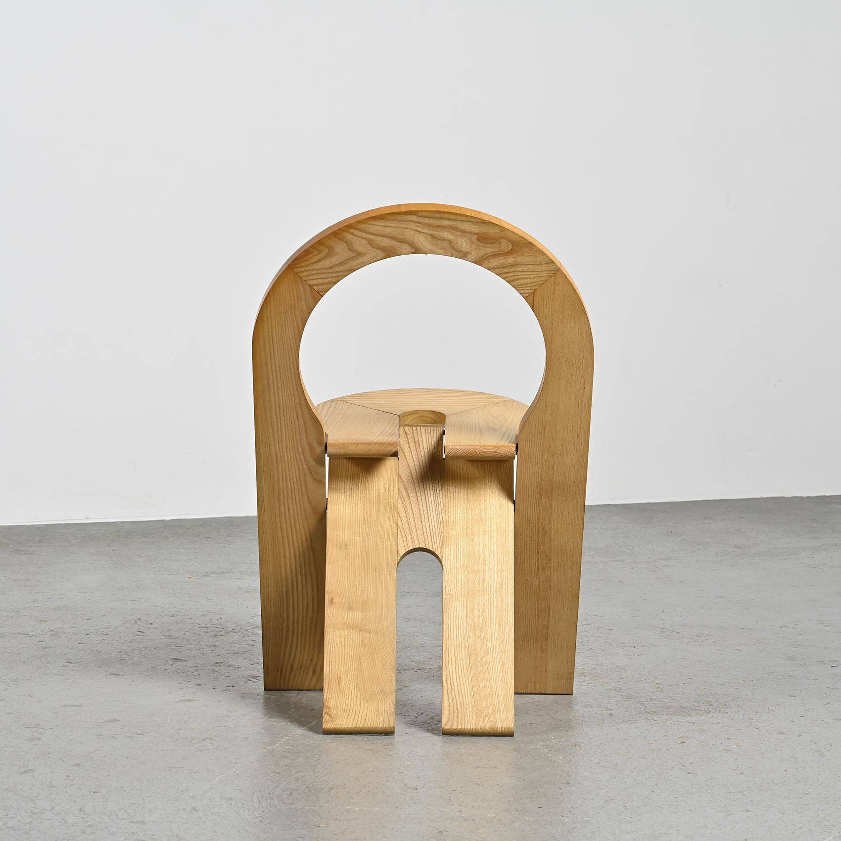 Vintage folding chair by Roger Tallon, Sentou circa 1978