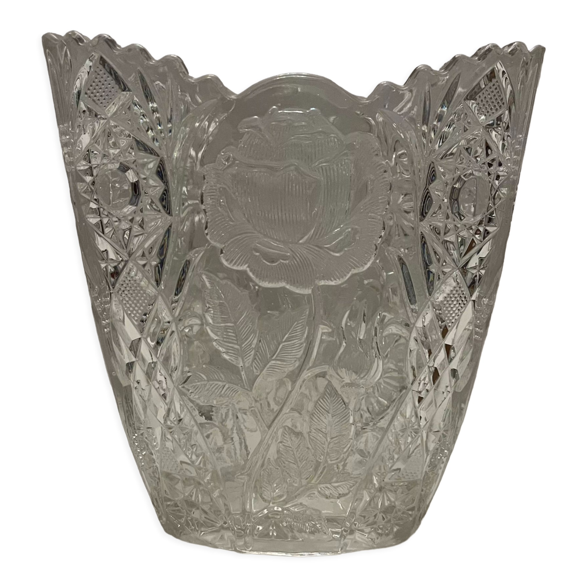 Art Deco glass vase