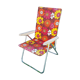 Chaise longue pliante vintage 70 "flower power" kettler
