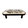 Coffee table Roger Capron model flower shape Shogun