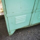 Vintage metal locker cabinet