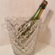 Fan-sized crystal champagne bucket