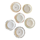 Coupelles de bistrot en porcelaine, Début XXe siècle