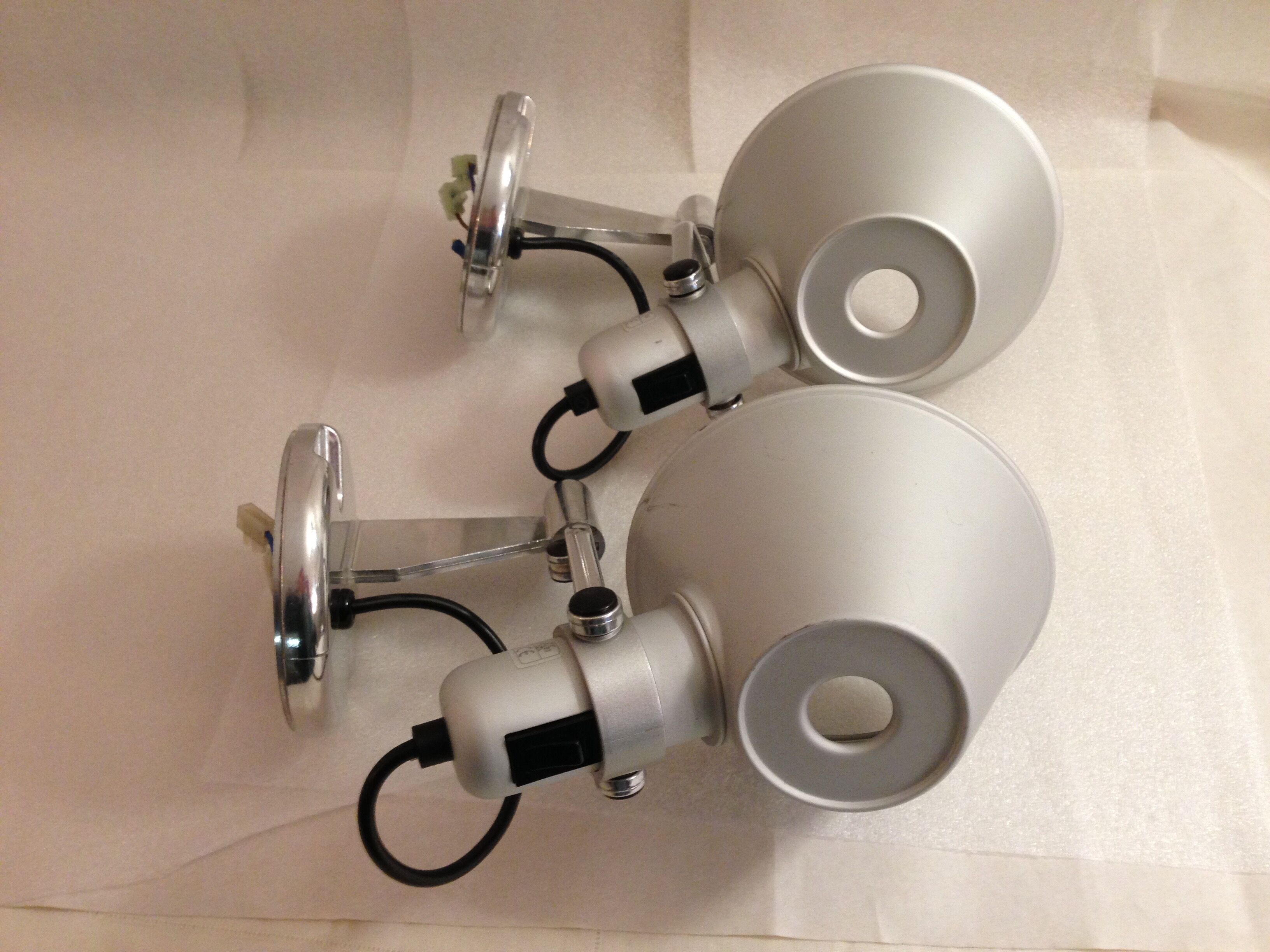 Pair of wall lamps Tolomeo Artemide