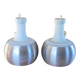 Vintage space-age chandeliers model P118, designer Rolf Krüger for Staff.