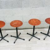 Set of 4 vintage Eromes stools