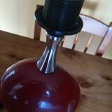 Lampe de table années 1960/70 rouge
