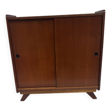 Vintage shoe cabinet with tapered legs
