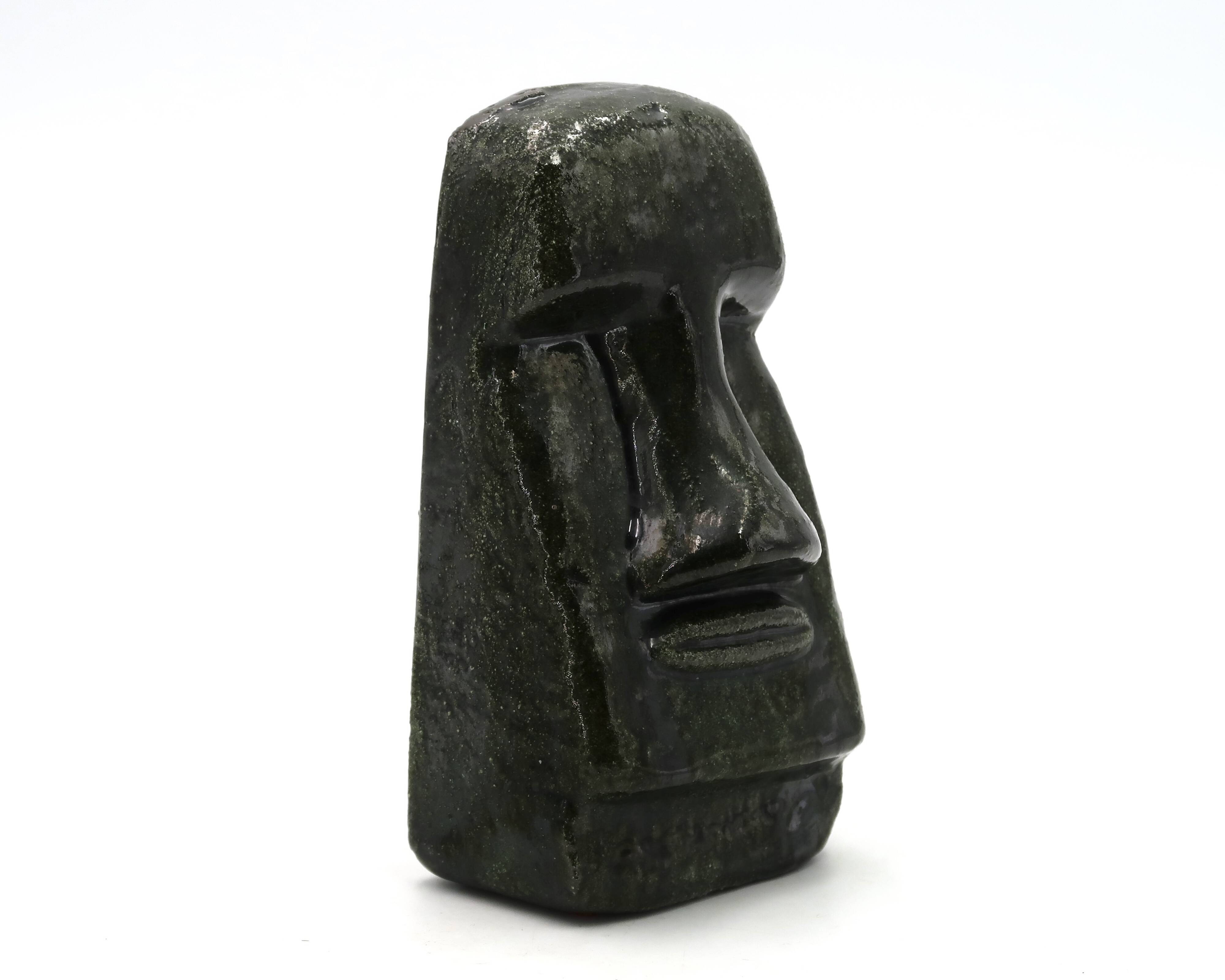 Giant ceramic sculpture from Easter Island, 1970s