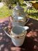 teapot, sugar bowl, cream jug, porcelain from Sologne, Larchevêque