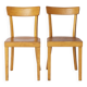 Pair of 1950s Frankfurt Dining Chairs, Germany – Refurbished Beechwood