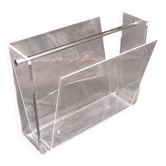 Vintage Plexiglas Magazine Rack 70 DAVID LANGE