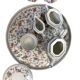 Tableware, tea service called egoist, floral decoration, 20th century