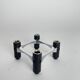 Vintage BMF Modular Candle Holder Black & Silver, Original Box + 12 candles