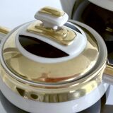 Art Deco Coffee Teapot Set with Cups