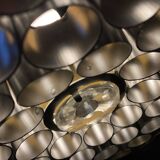 Suspension light aluminium style Foscarini vintage space age vintage 1980