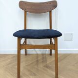 Chaise vintage bleue