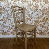 Weathered bistro chair