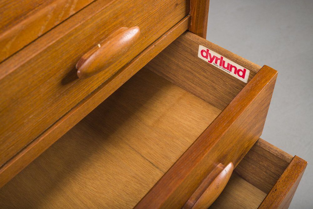 Mid-century modern teak secretary from Dyrlund, Denmark, 1960s