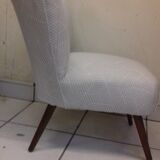 Fauteuil style fivty pieds compas