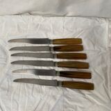 Set of 6 antique knives