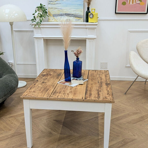 Ancienne table basse de campagne