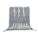 Custom-made Moroccan natural wool rug in pure wool, 2/3 m.