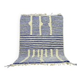 Tapis en laine naturelle marocain sur mesure artisanale en laine pure 2/3 m