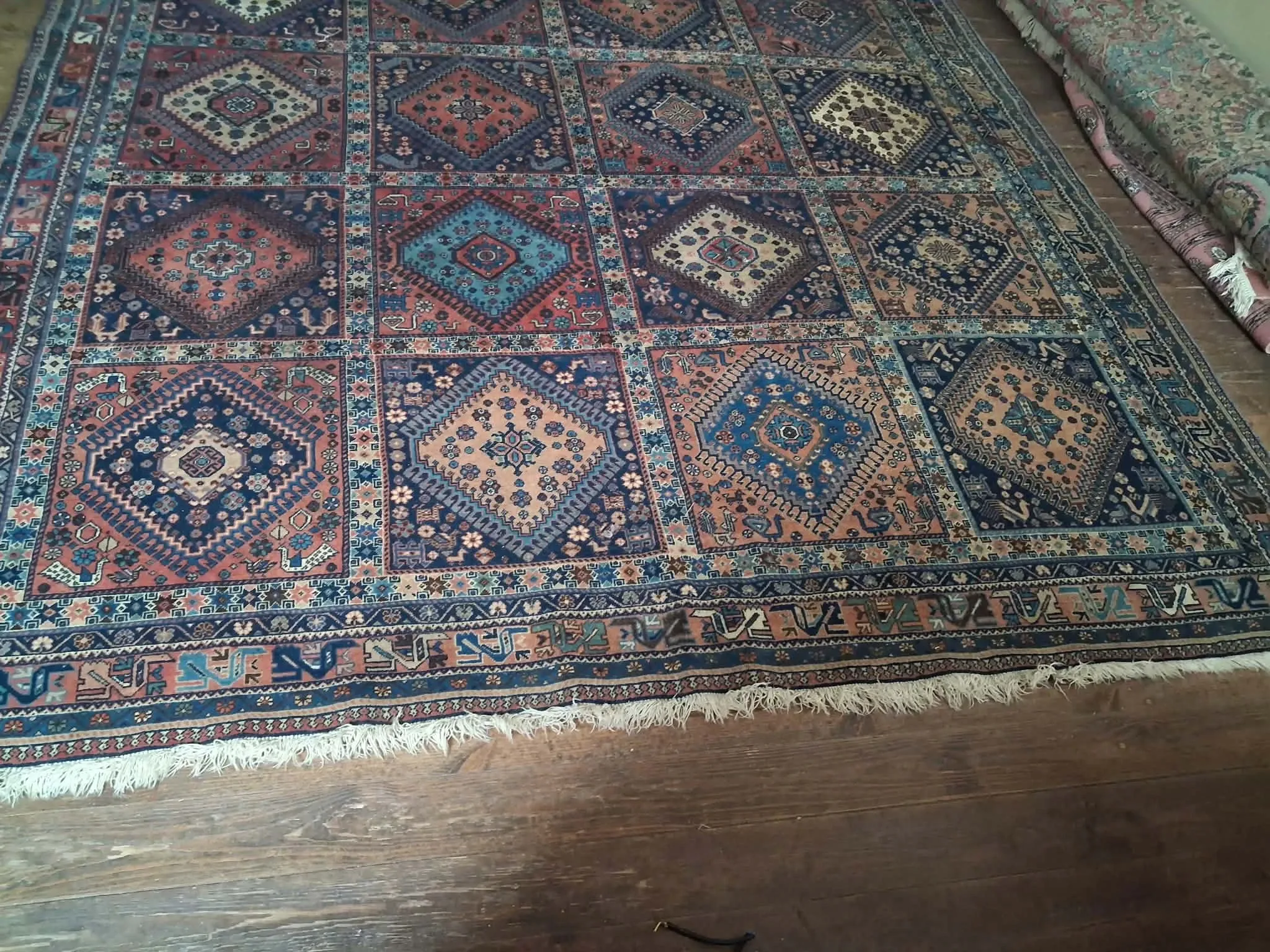 Handmade Persian Yalameh rug 370x261cm