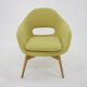 1960s Miroslav Navratil Shell Lounge Chair, Czechoslovakia