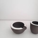 Ensemble de 2 cendriers céramique Ravelli